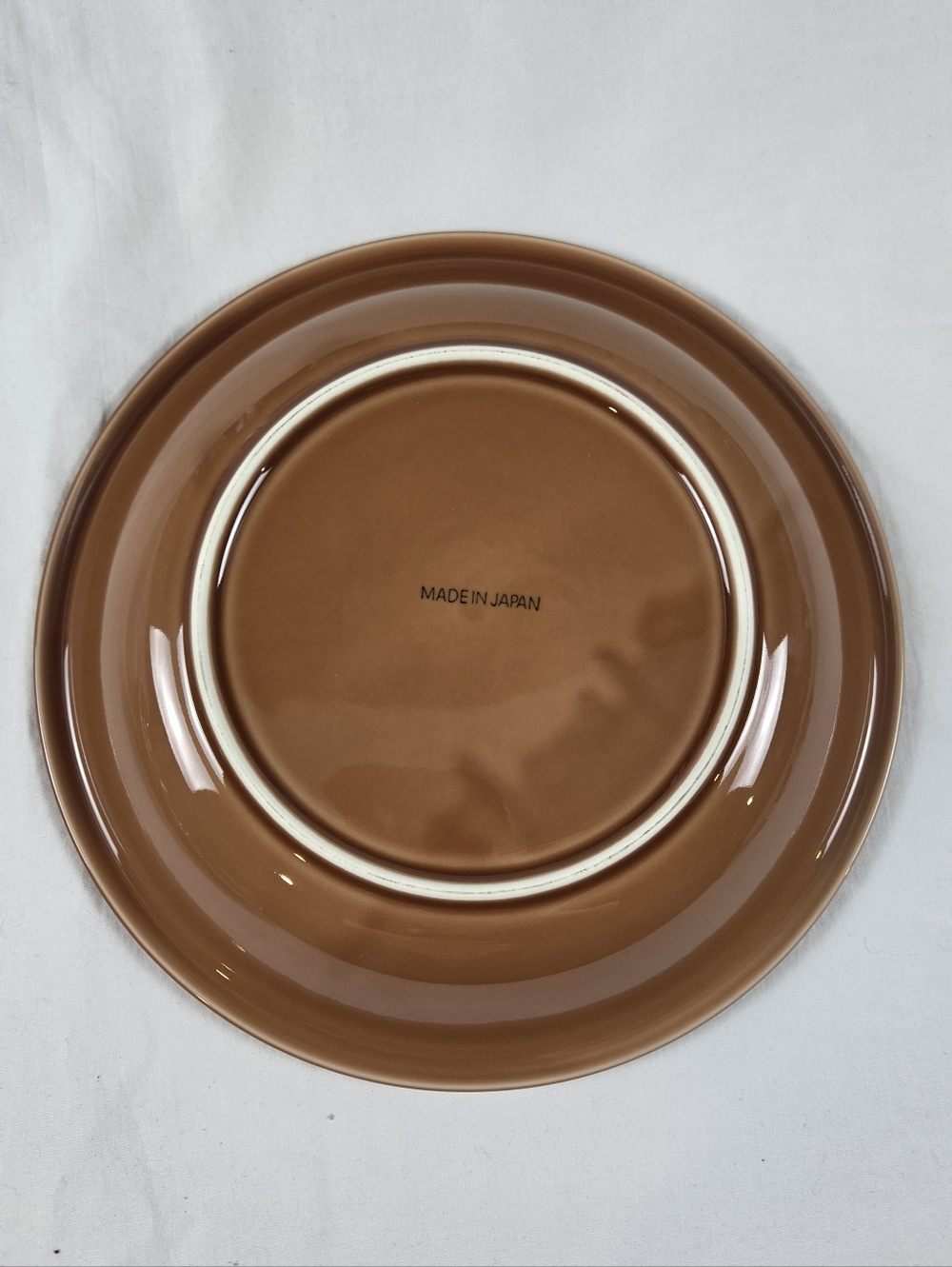 Mid-Century Lidded Ceramic Apple 10.5" Pie Dish Made in Japan - Picture 5 of 8